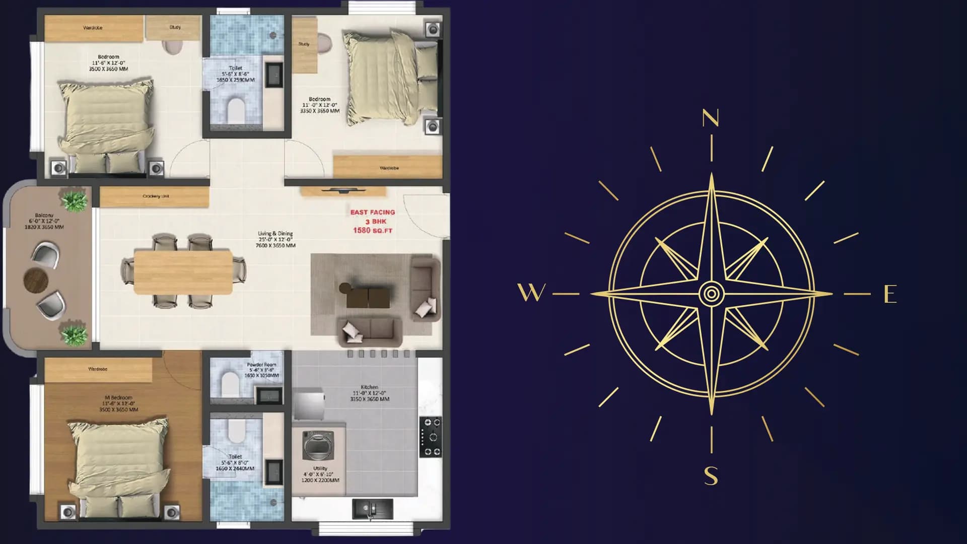 100% Vastu Compliant